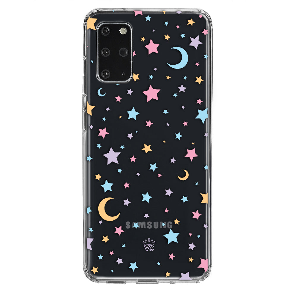 Pastel Starry Night Clear Samsung Case