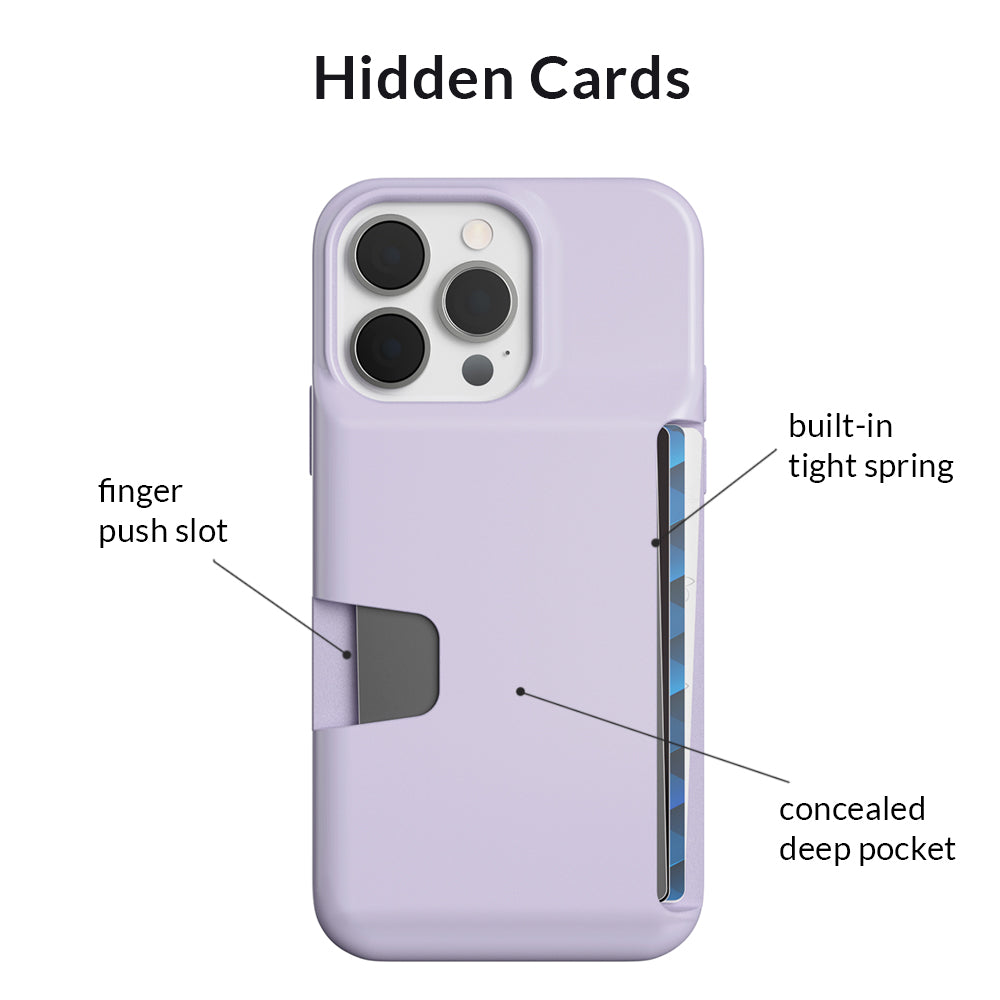 Light Purple iPhone Wallet Case