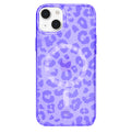 Electric Purple Leopard iPhone Case