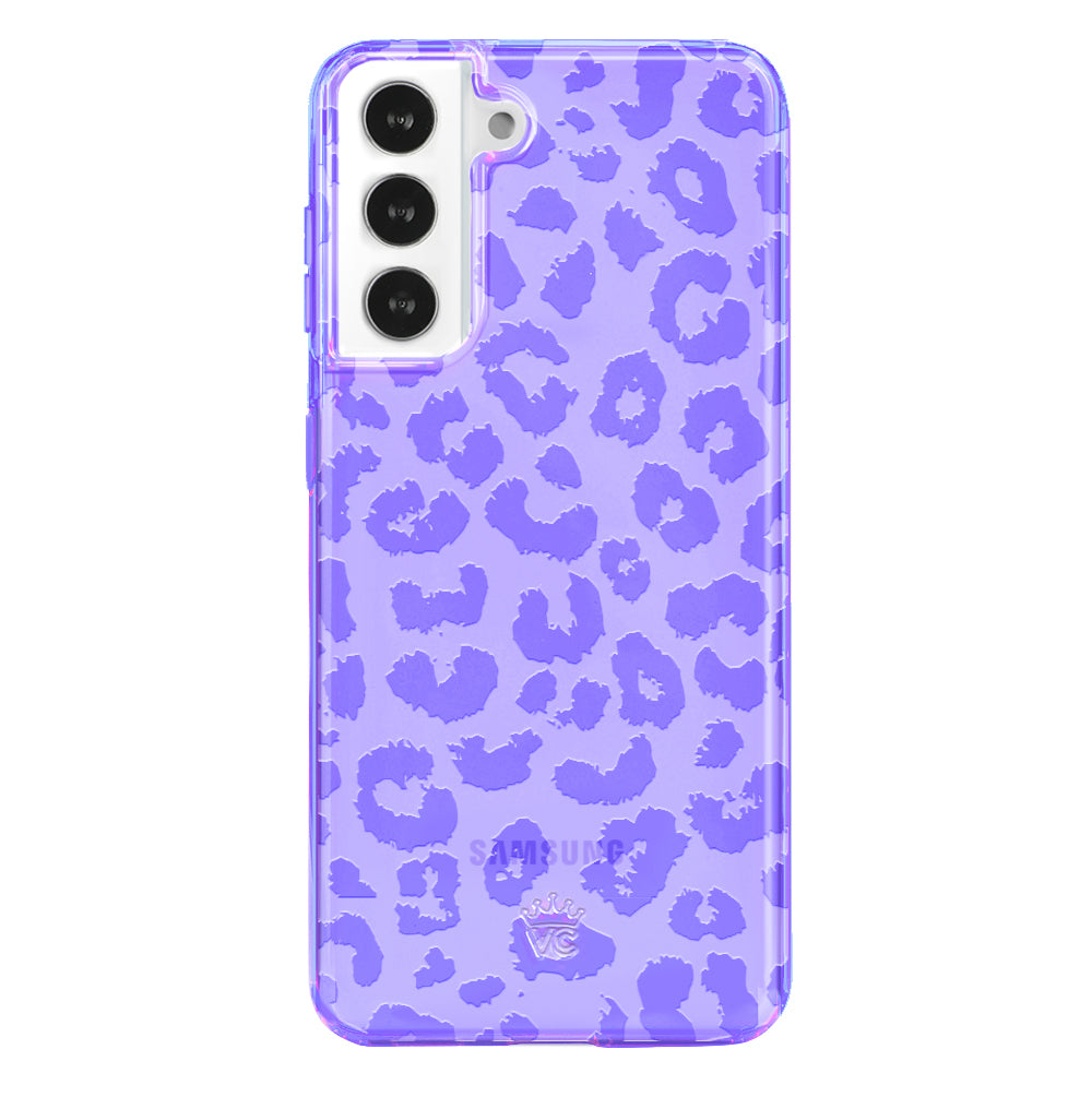 Electric Purple Leopard Samsung Case