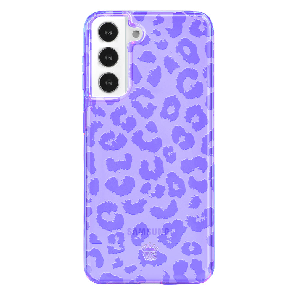Electric Purple Leopard Samsung Case