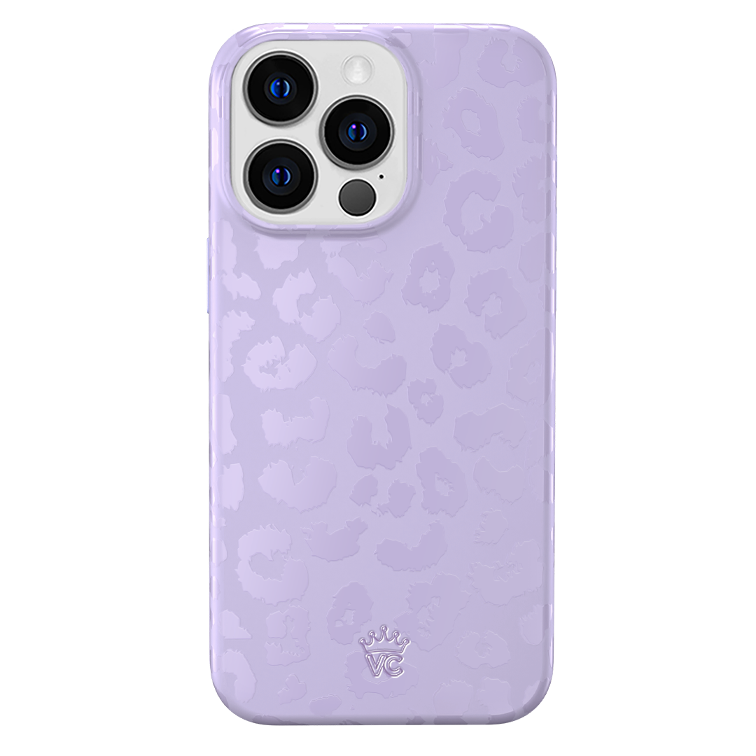 Lilac Leopard iPhone Case
