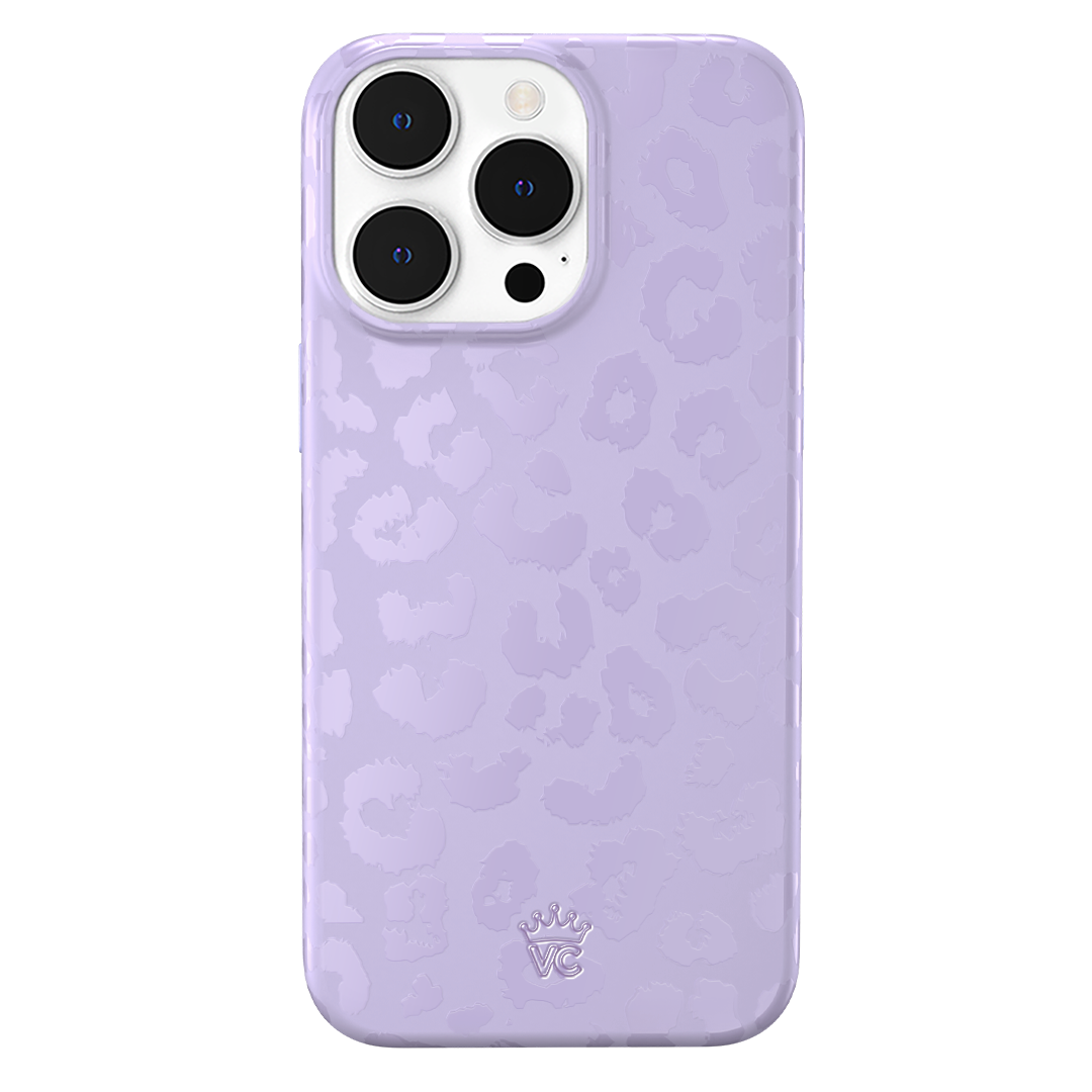 Lilac Leopard iPhone Case