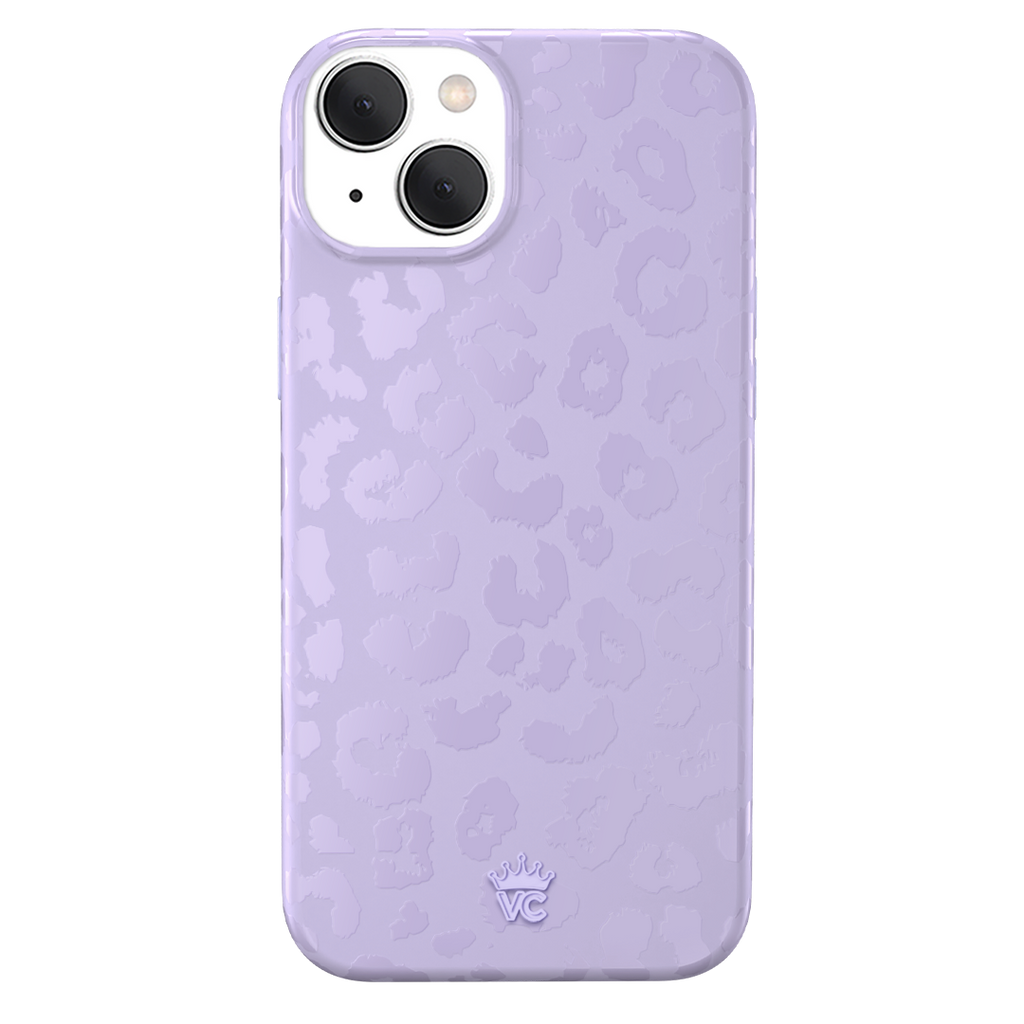Lilac Leopard iPhone Case