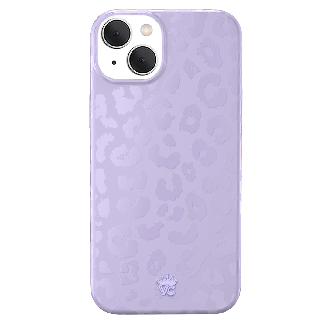 Lilac Leopard iPhone Case