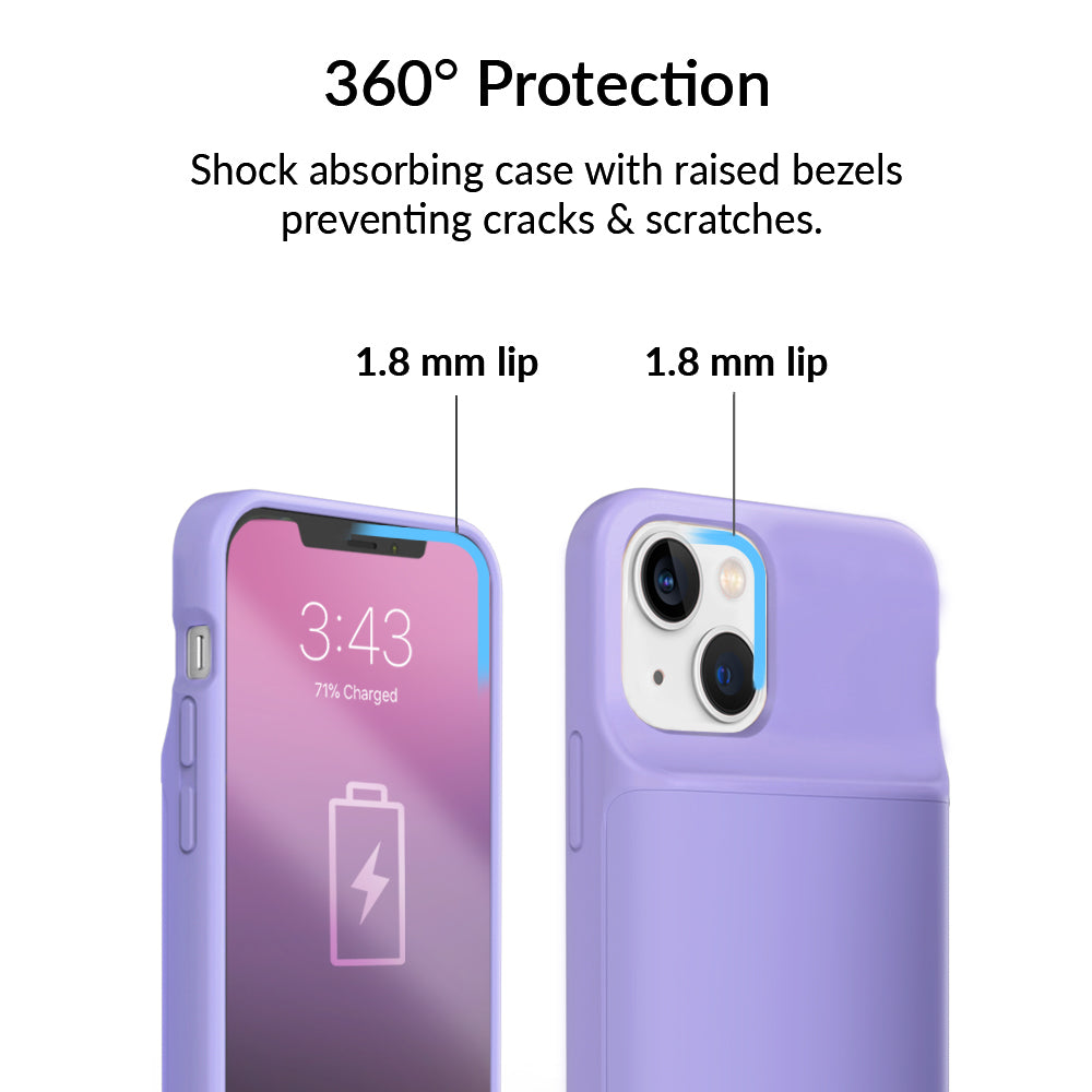 Light Purple iPhone Charging Case