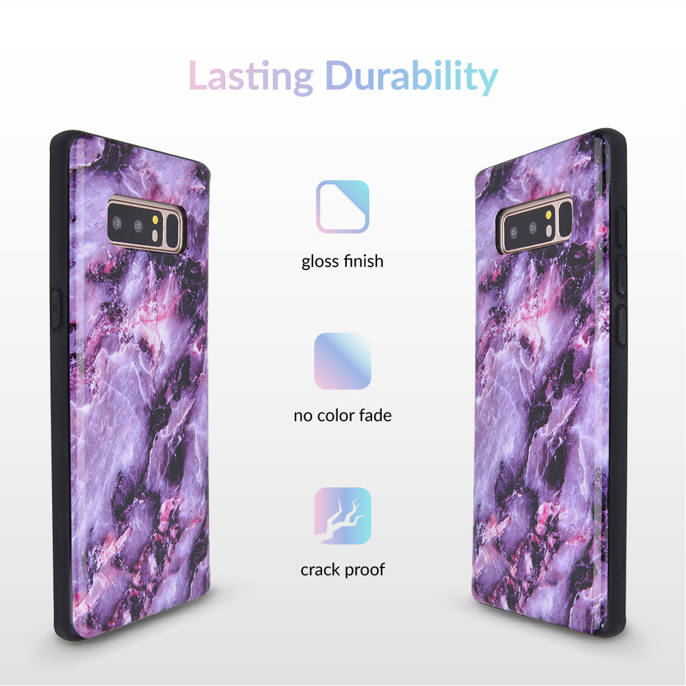 Purple Stone Marble Samsung Galaxy Case