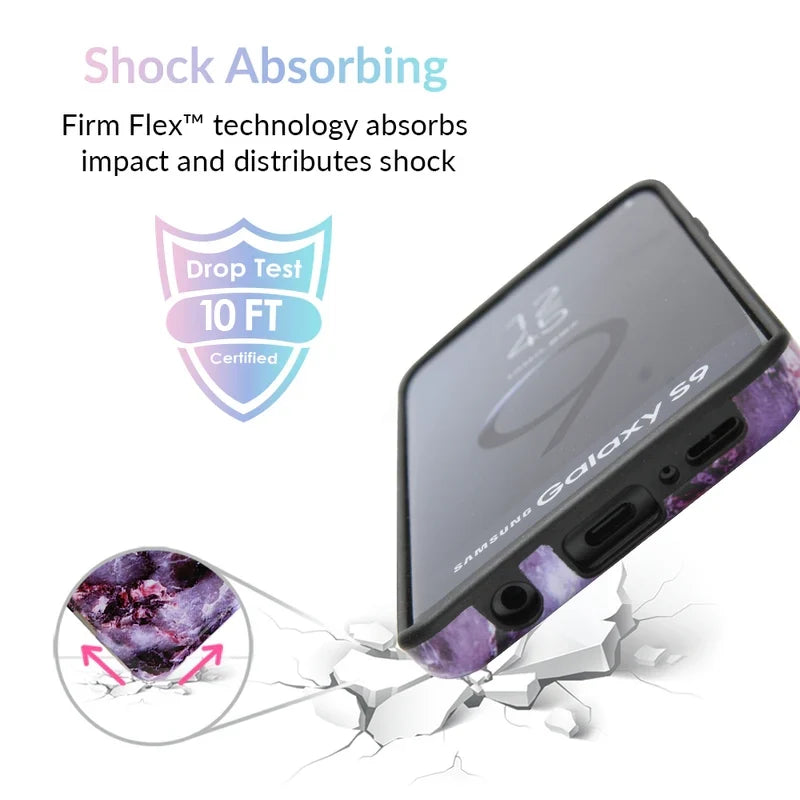 Purple Stone Marble Samsung Galaxy Case