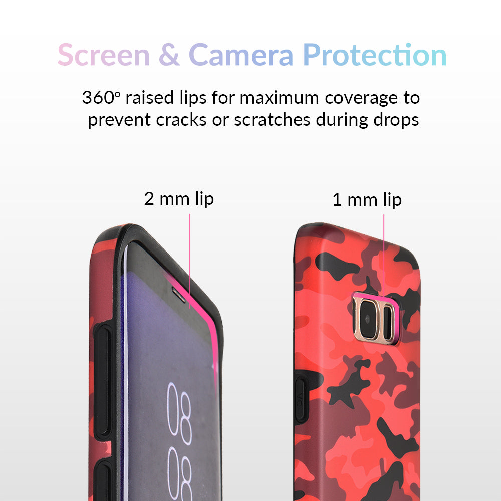 Red Camo Samsung Galaxy Case
