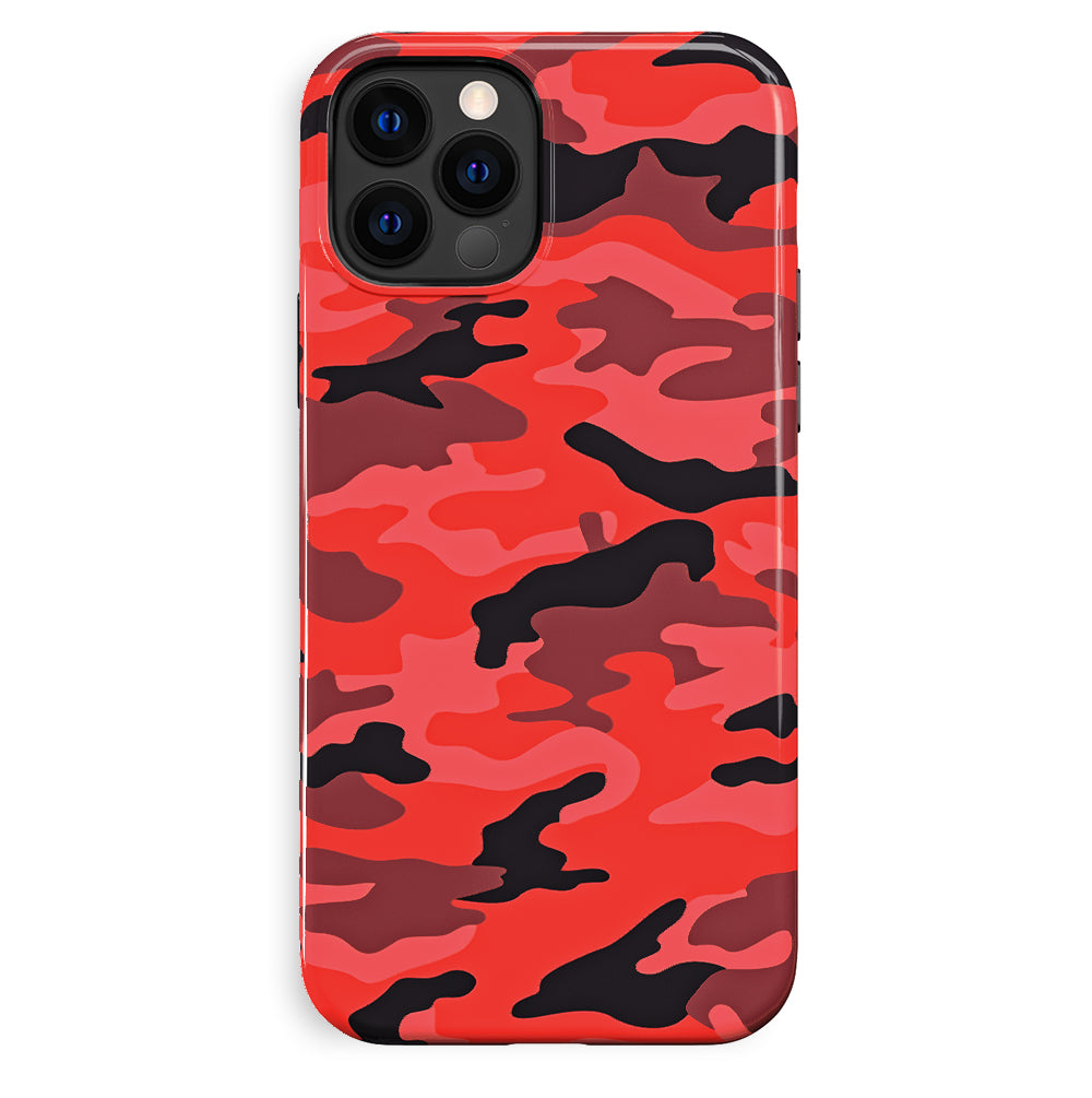 Red Camo iPhone Case