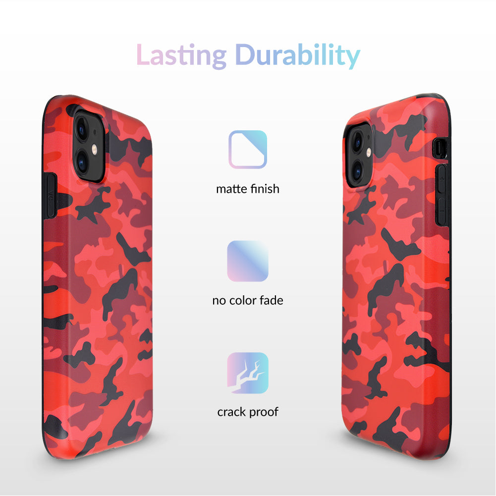 Red Camo iPhone Case
