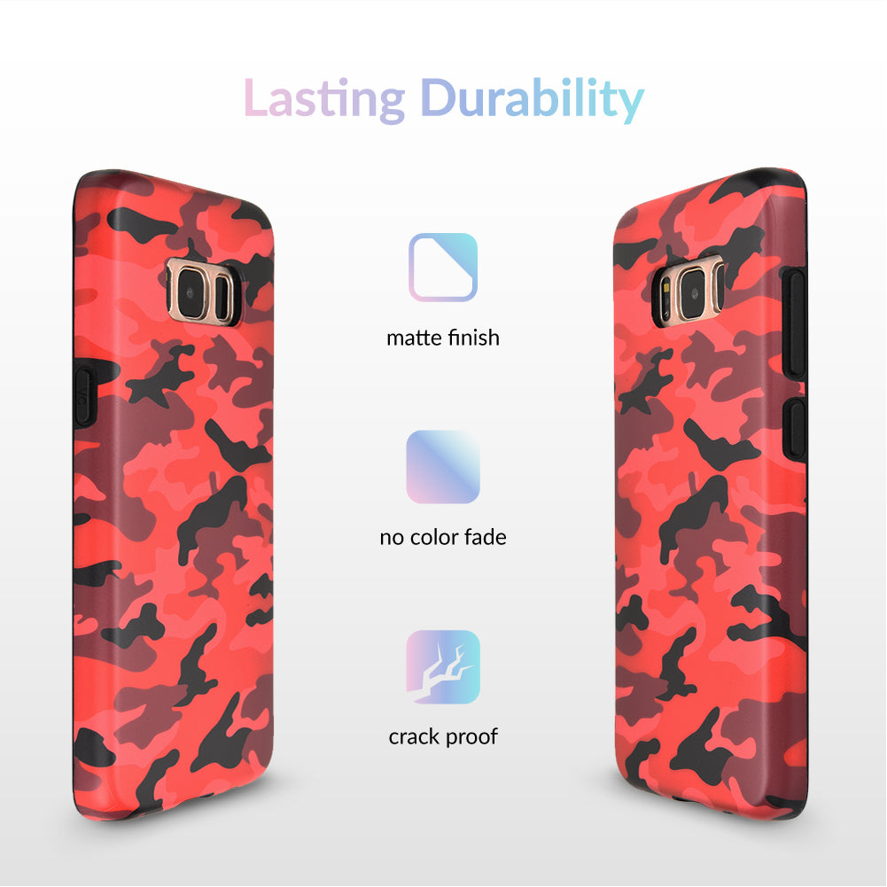 Red Camo Samsung Galaxy Case