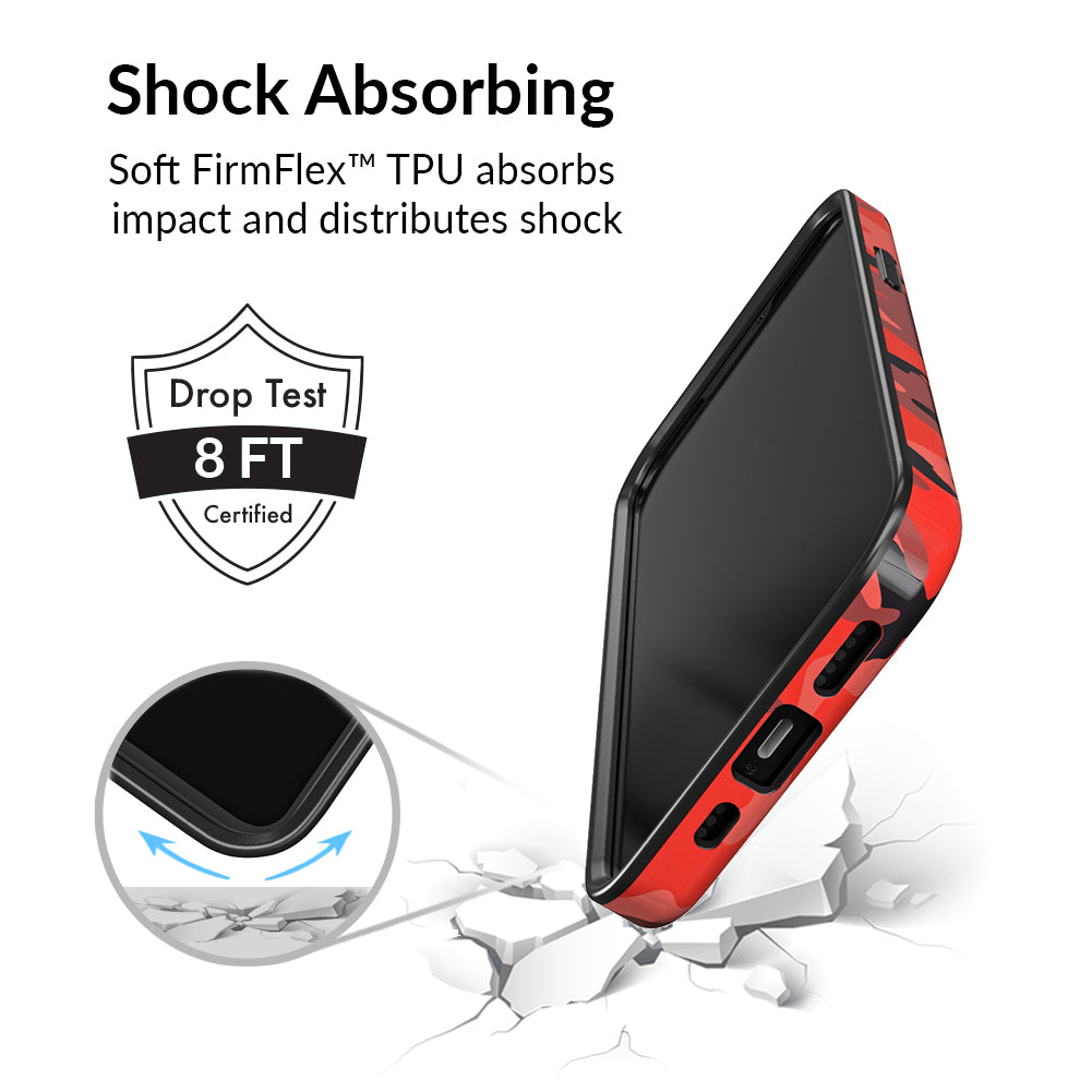 Red Camo iPhone Case