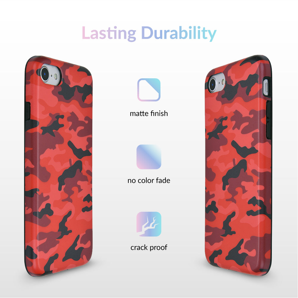 Red Camo iPhone Case