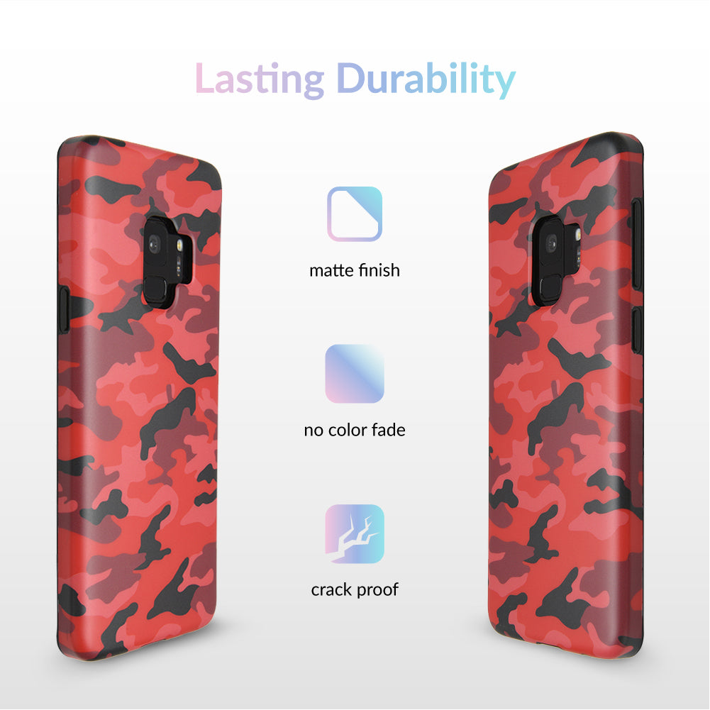 Red Camo Samsung Galaxy Case