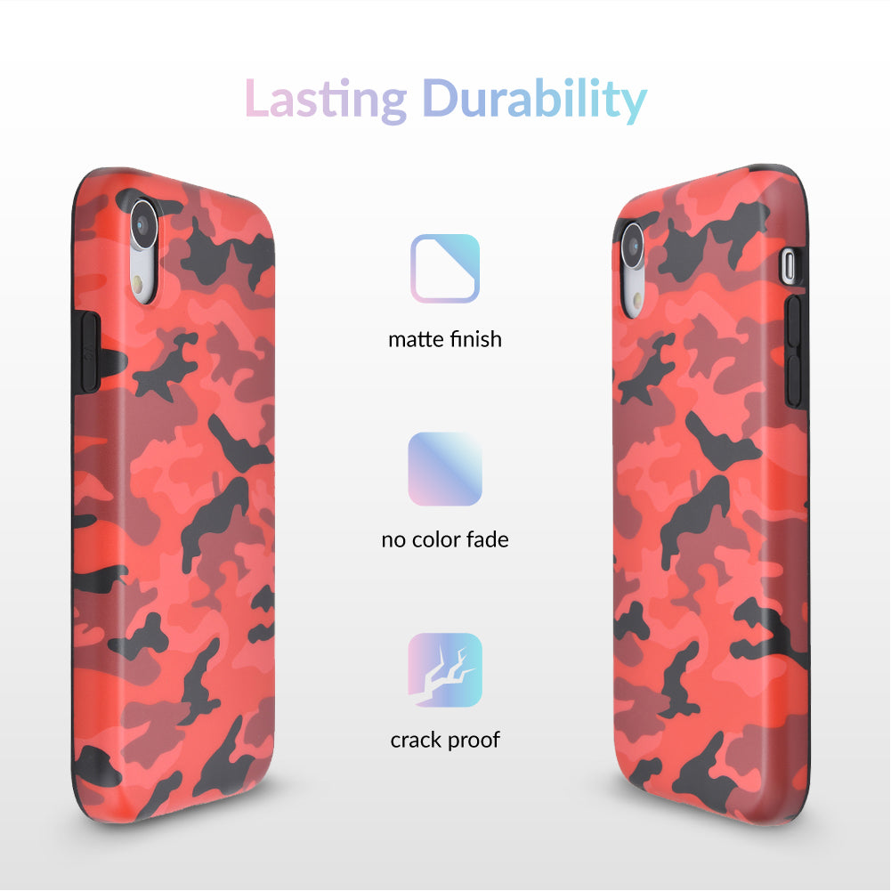 Red Camo iPhone Case