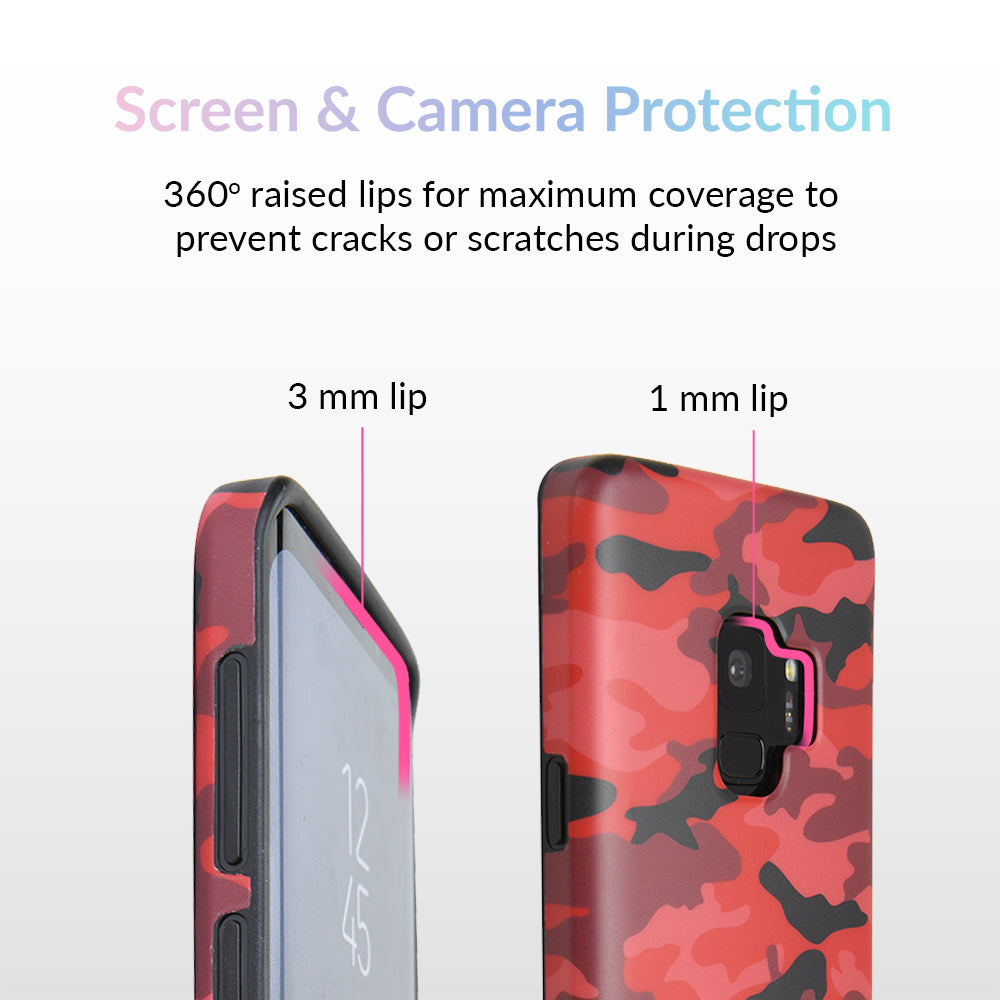 Red Camo Samsung Galaxy Case