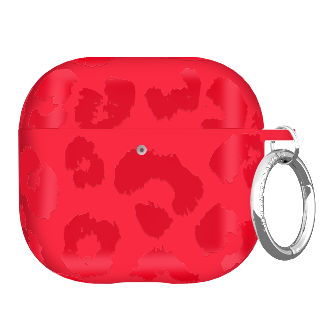 Red Hot Leopard AirPod Case