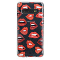 Red Lips Samsung Galaxy Clear Case
