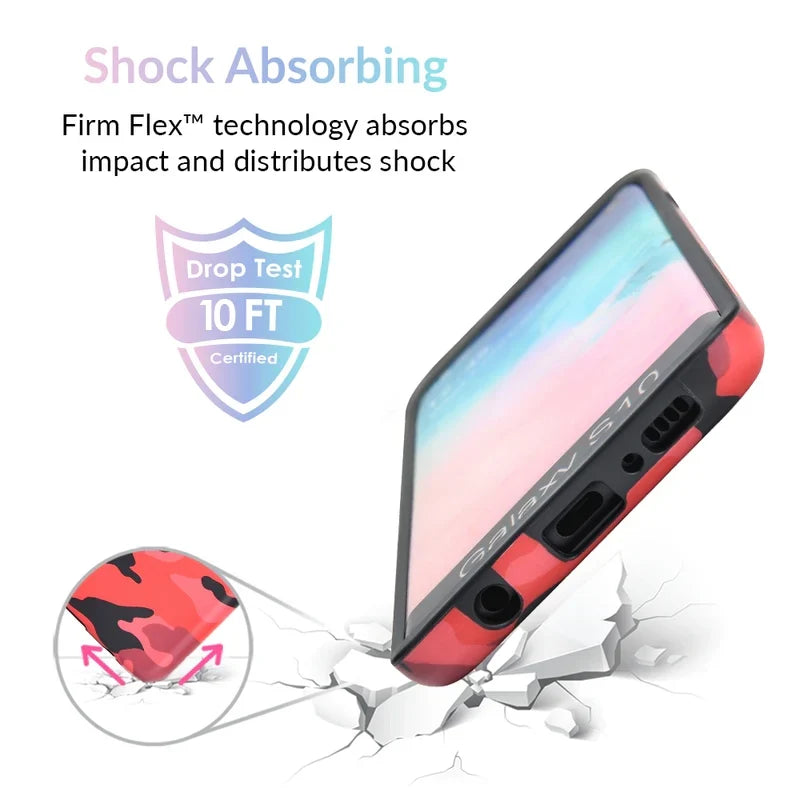 Red Camo Samsung Galaxy Case