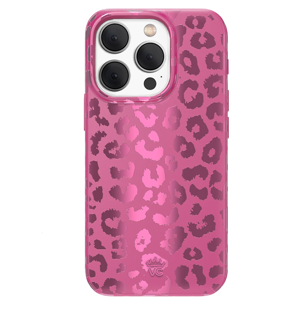Pink Ruby Leopard iPhone Case