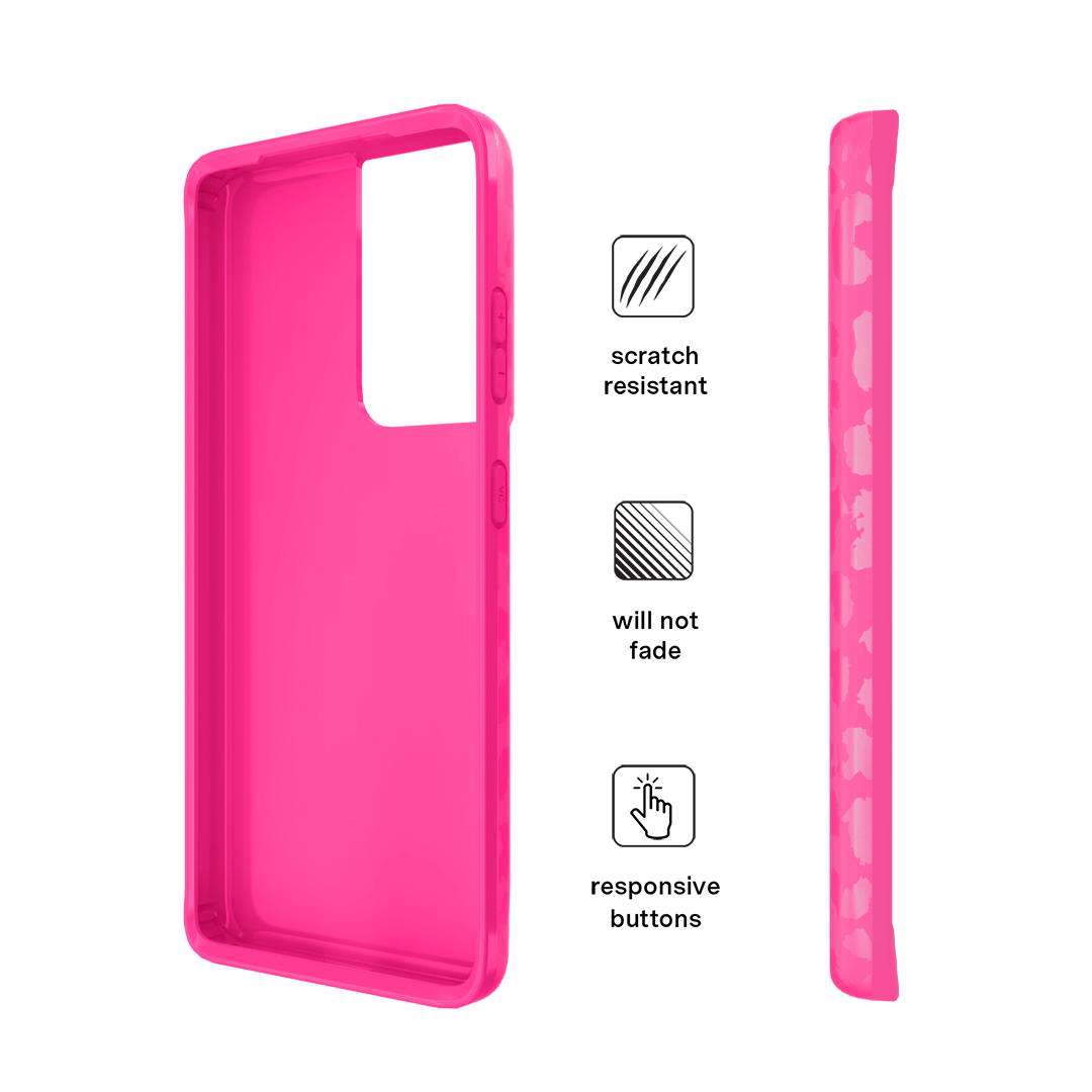 Even Hotter Pink Leopard Samsung Case