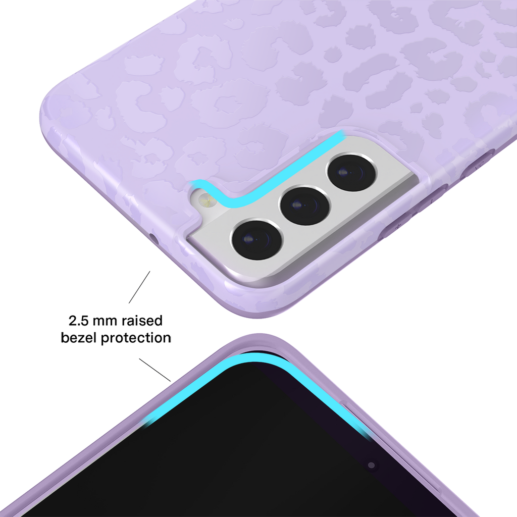 Lilac Leopard Samsung Case