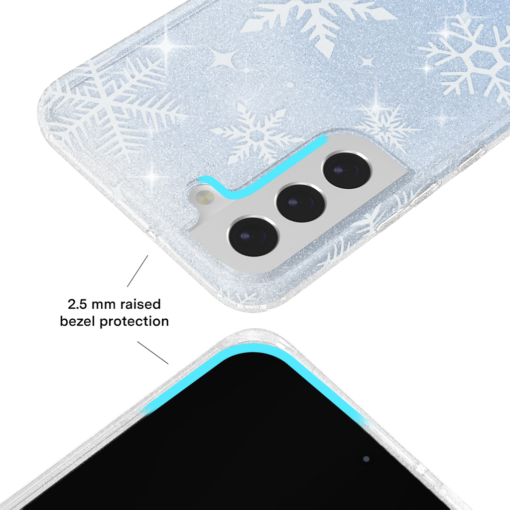Snow Angel Glitter Samsung Case