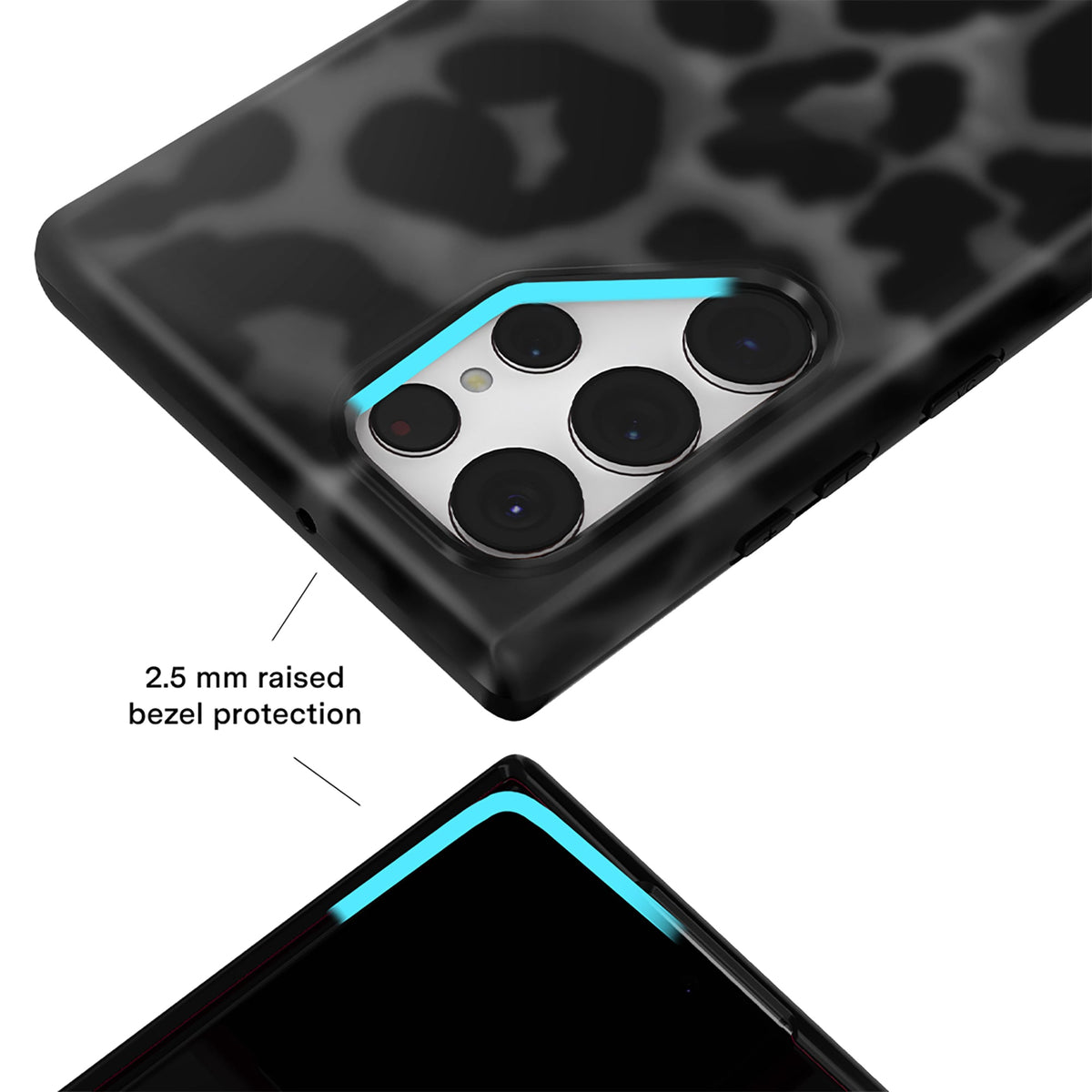 It Girl Black Leopard Samsung Case