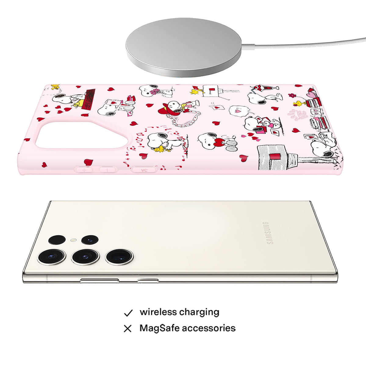 Snoopy Lovely Moods Samsung Case