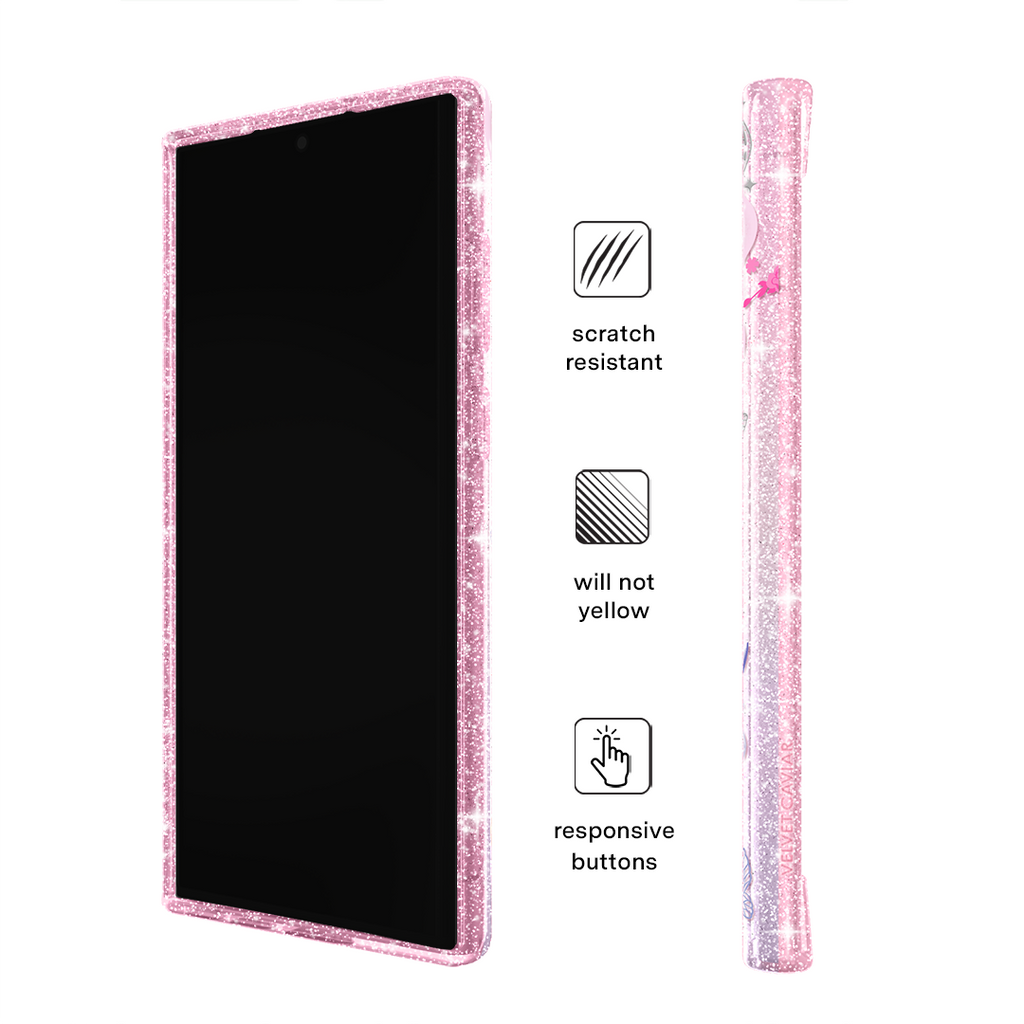 Wicked Glinda’s Bubble Glitter Samsung Case