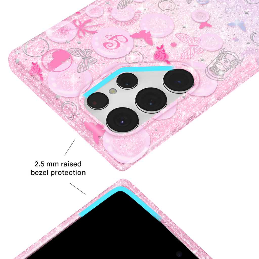 Wicked Glinda’s Bubble Glitter Samsung Case