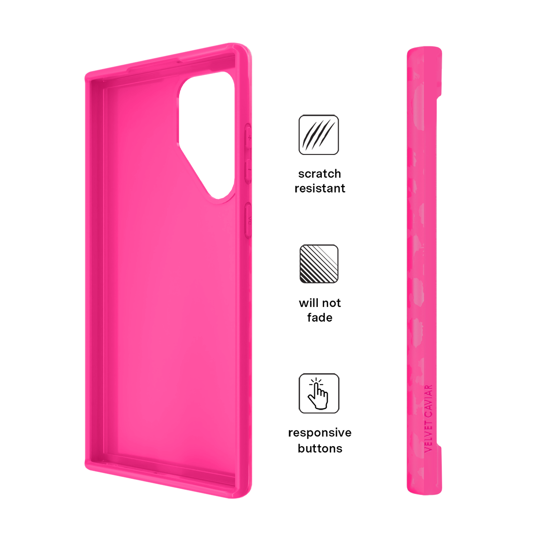 Even Hotter Pink Leopard Samsung Case
