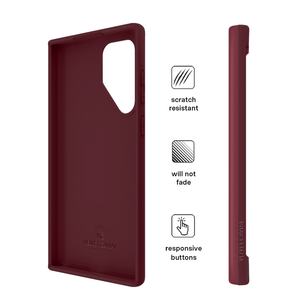 Burgundy 1990 Samsung Case