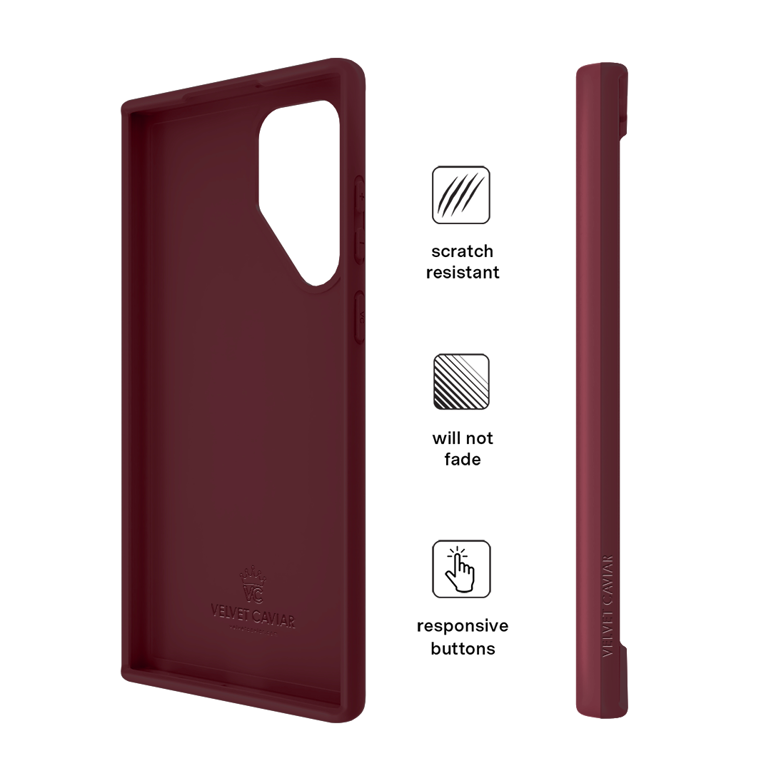 Burgundy 1990 Samsung Case