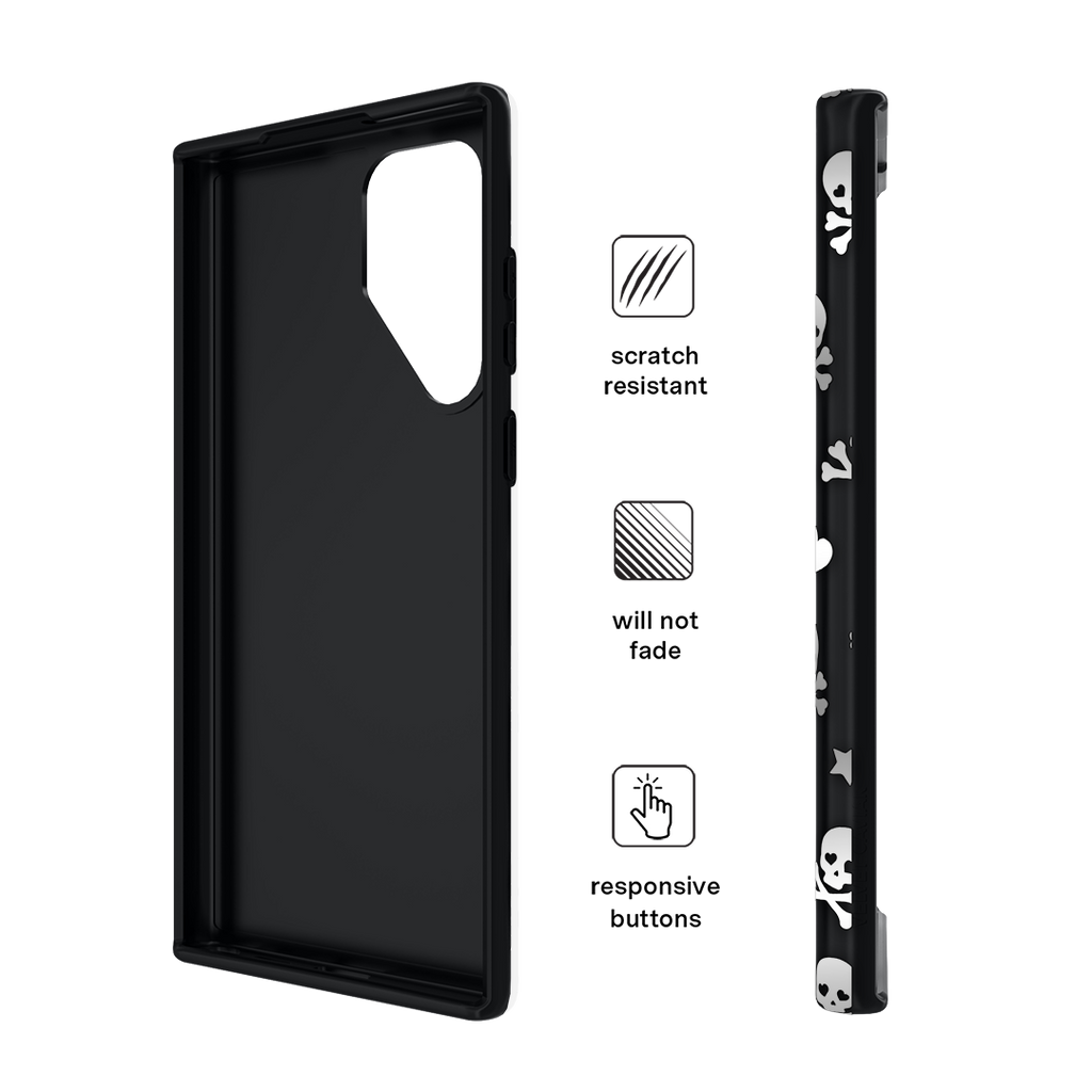 Chrome Skulls Samsung Case