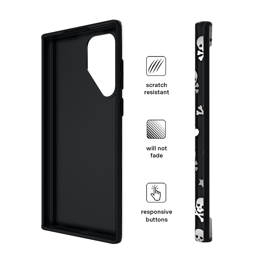 Chrome Skulls Samsung Case