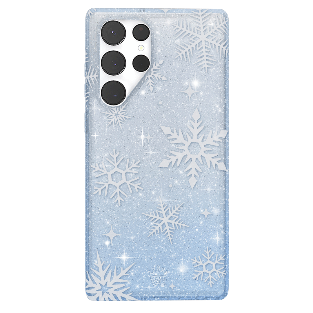 Snow Angel Glitter Samsung Case