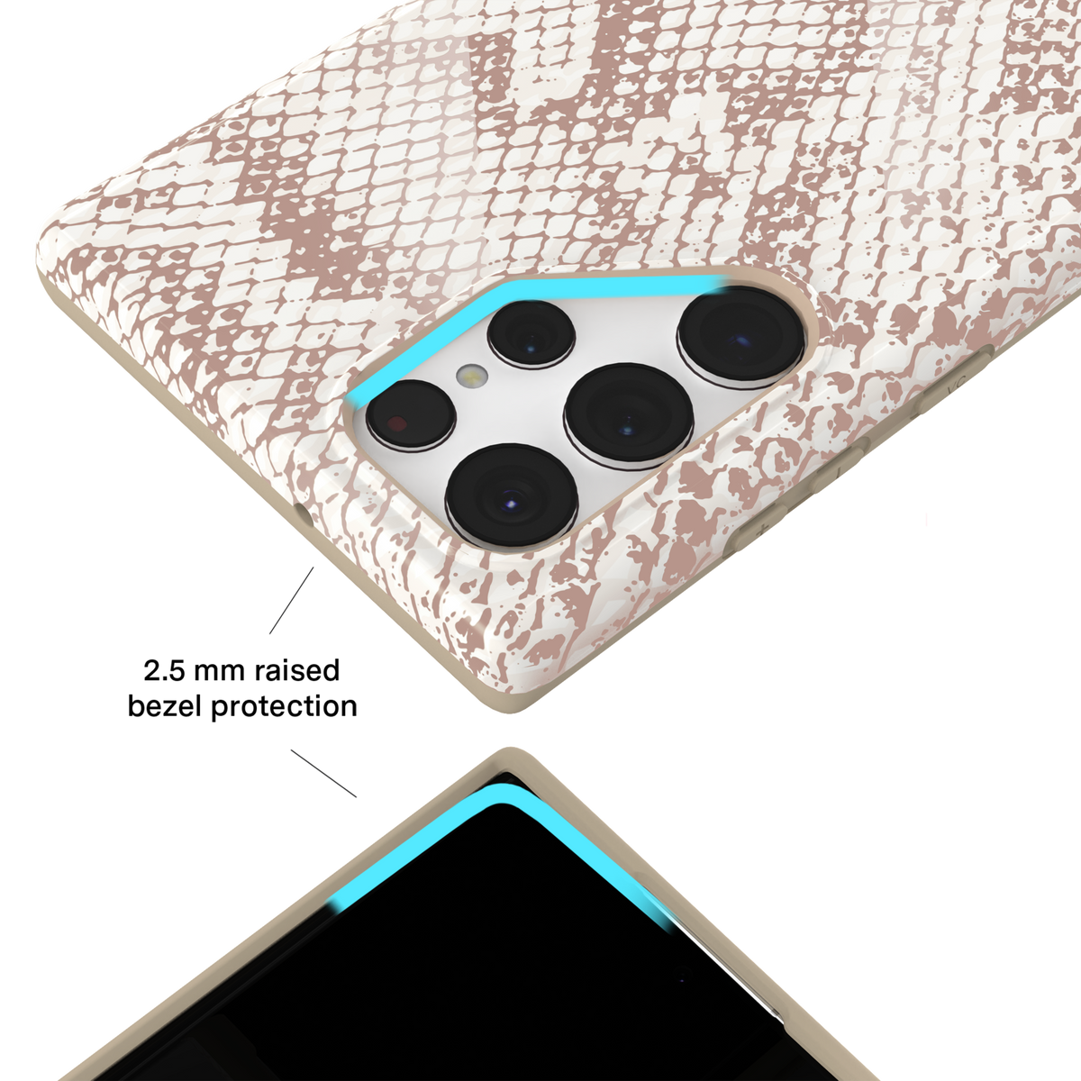 Nude Python Samsung Case