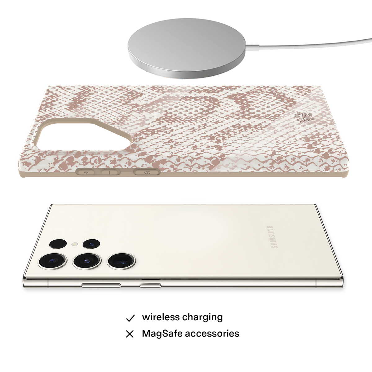 Nude Python Samsung Case