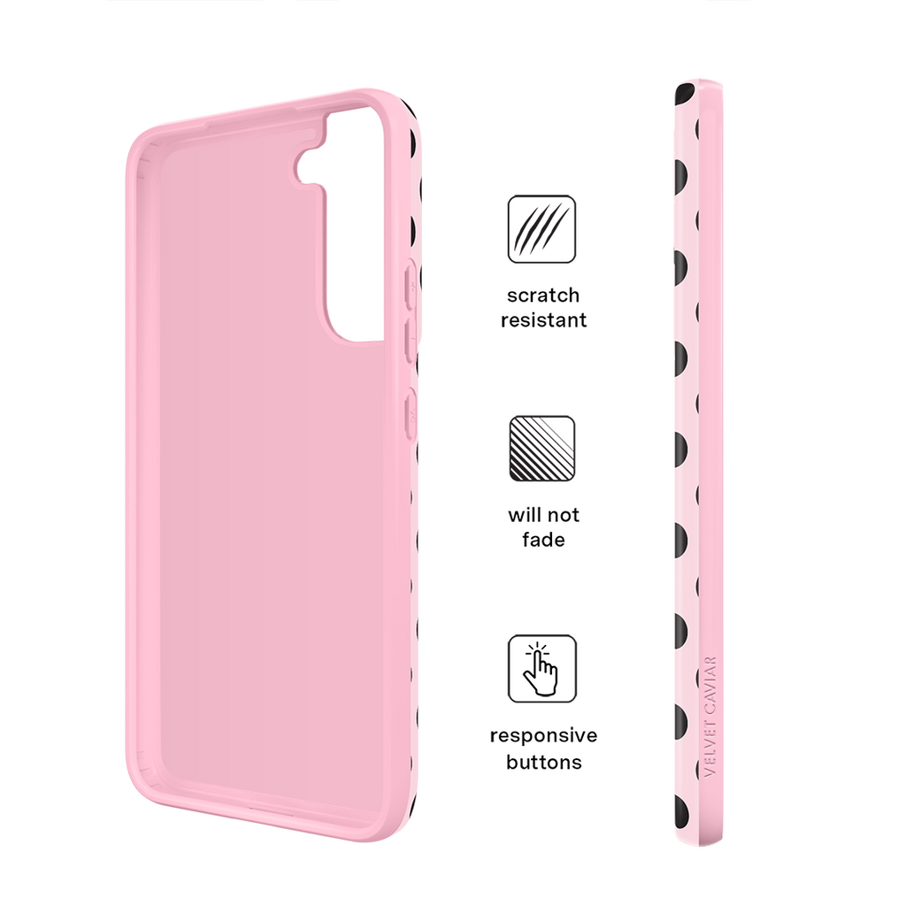 Princess Pink Polka Dot Samsung Case