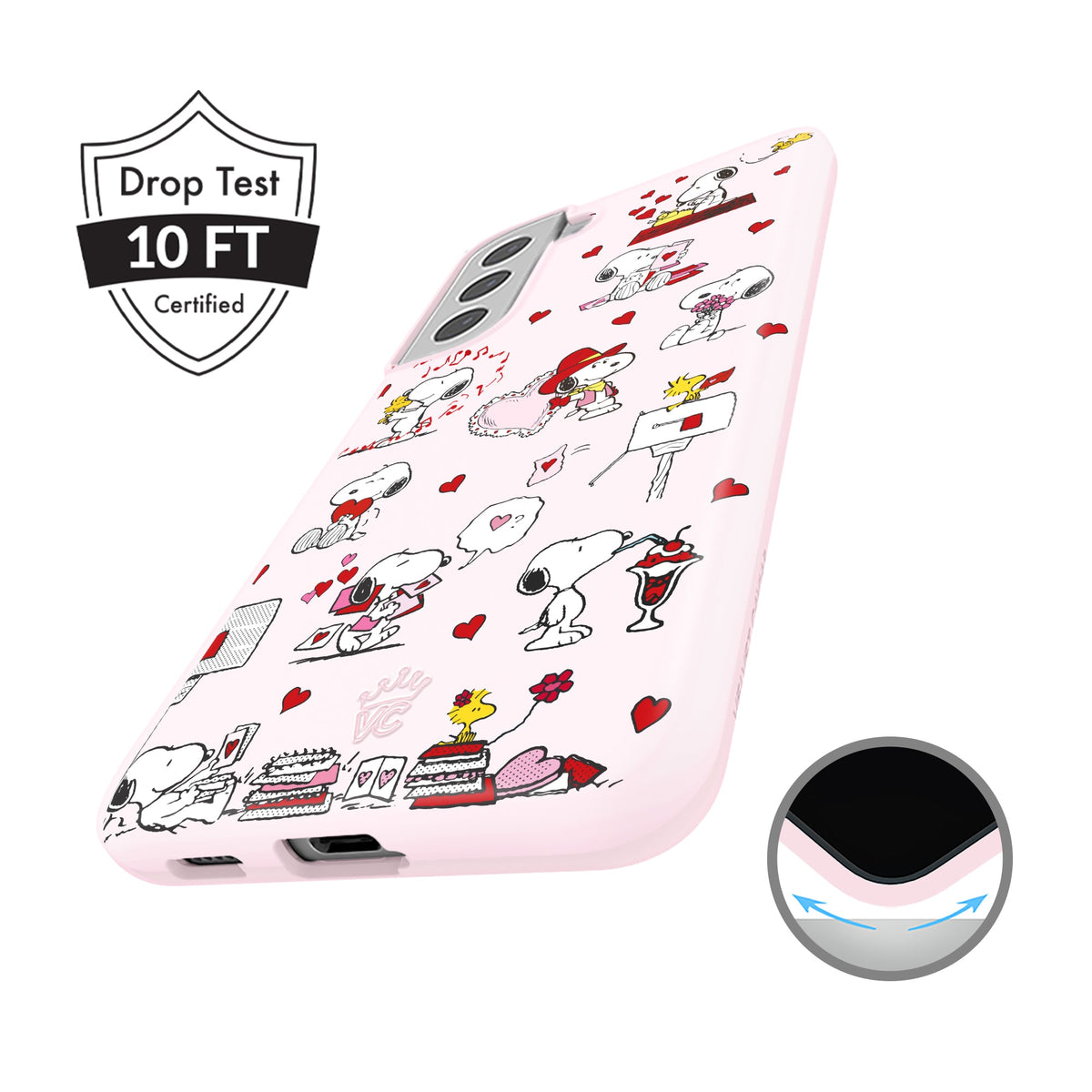 Snoopy Lovely Moods Samsung Case