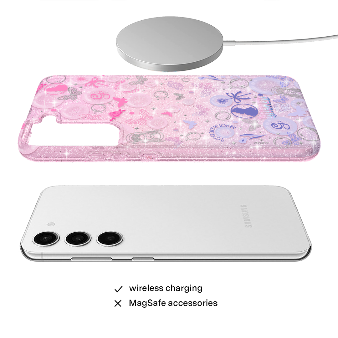 Wicked Glinda’s Bubble Glitter Samsung Case