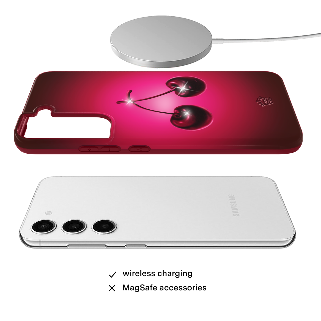 Black Cherry Crystal Samsung Case