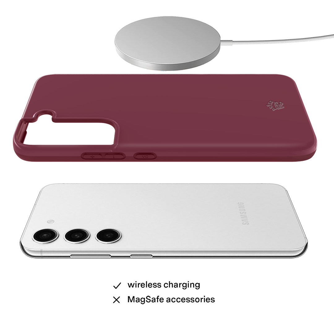Burgundy 1990 Samsung Case
