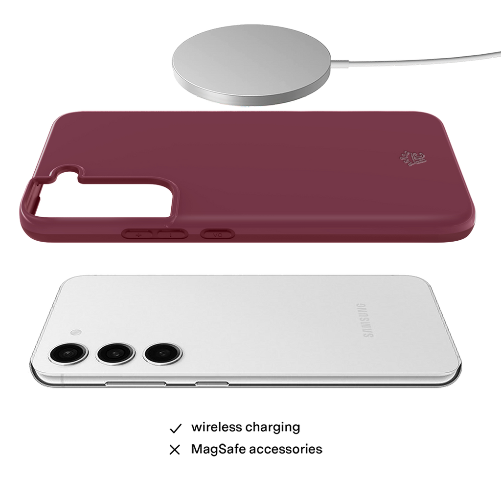 Burgundy 1990 Samsung Case