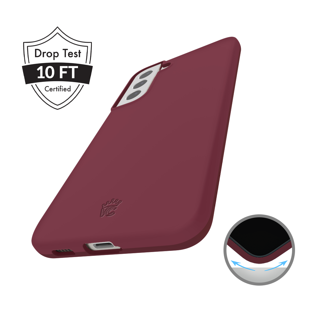 Burgundy 1990 Samsung Case
