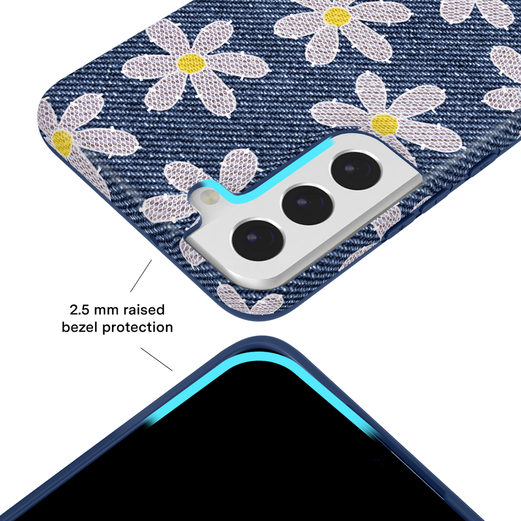 Denim Daisy Samsung Case