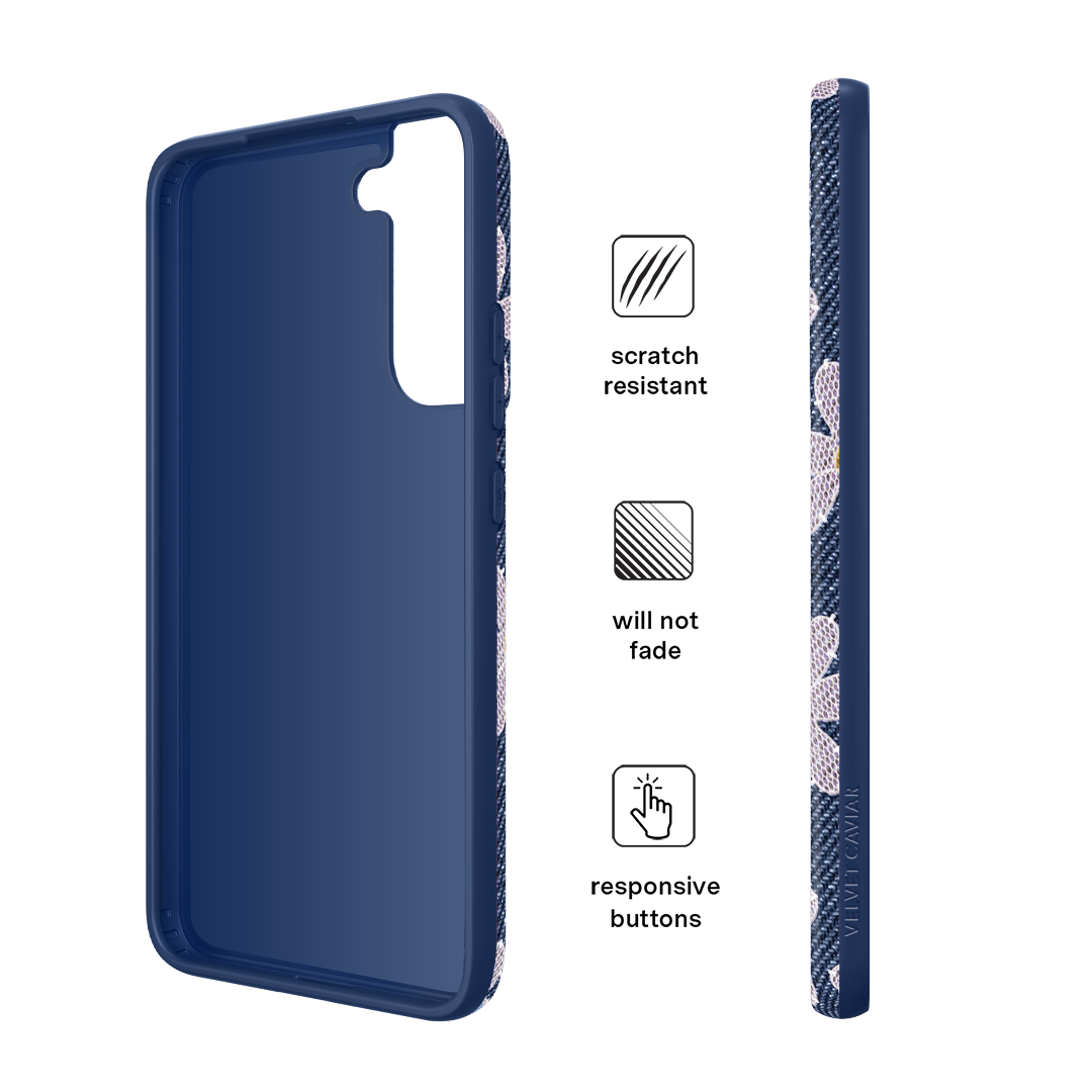Denim Daisy Samsung Case