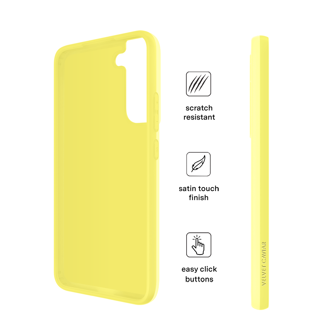 Butter Yellow Samsung Case